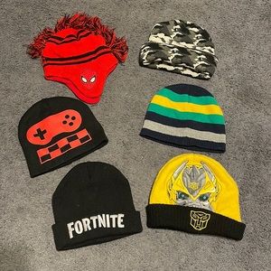 Boys winter hat lot